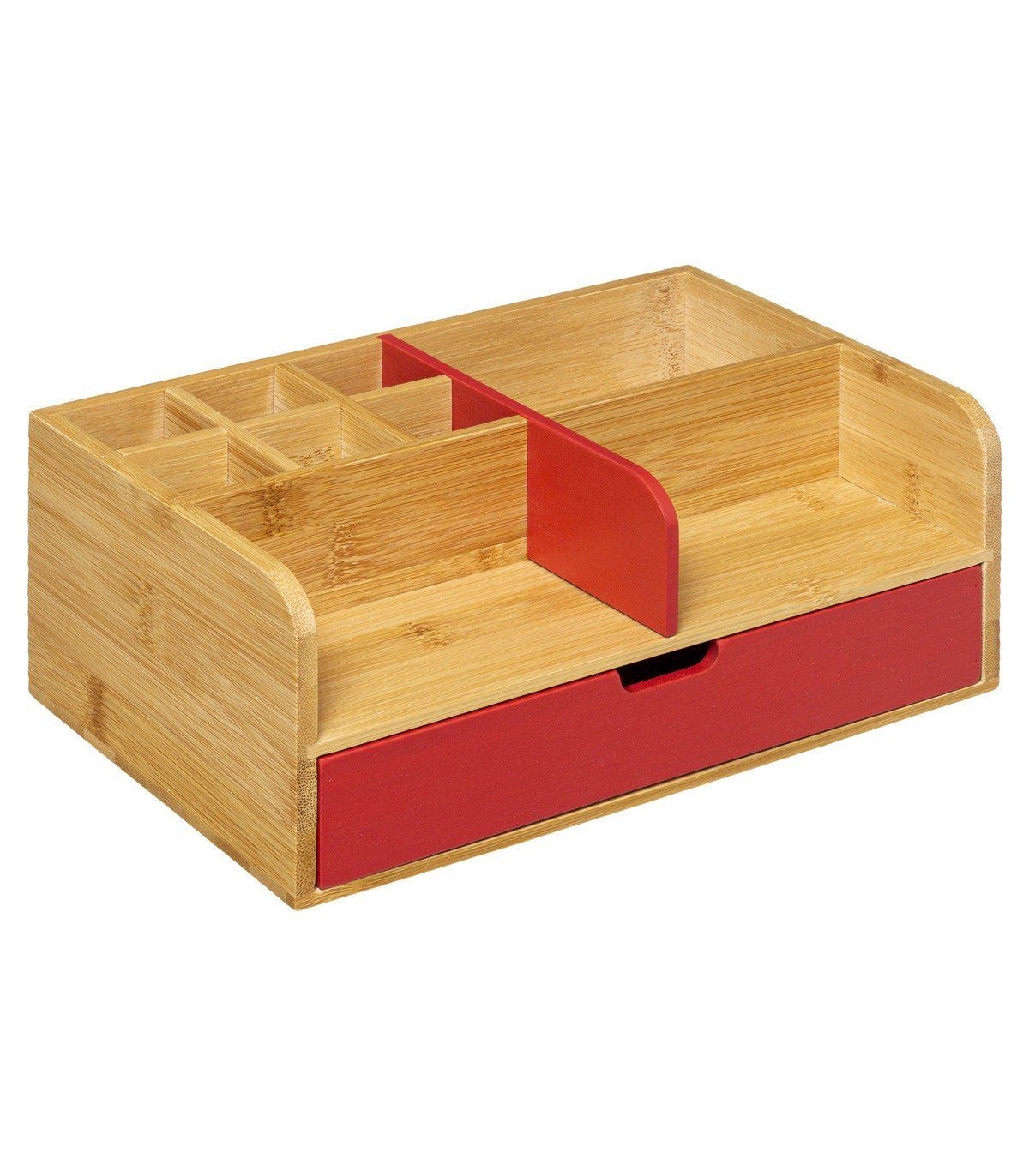 GILDE Dekoobjekt Mex Schreibtisch Büro Schubladenbox Bam aus 1 Organizer Rot 100% Schublade