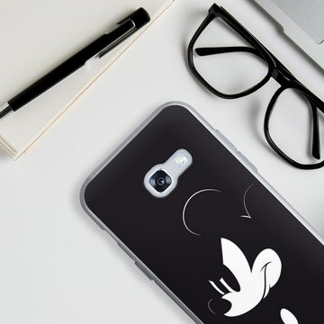 DeinDesign Handyhülle Mickey Mouse Offizielles Lizenzprodukt Disney Mickey Mouse - Mad, Samsung Galaxy A5 Duos (2017) Silikon Hülle Bumper Case