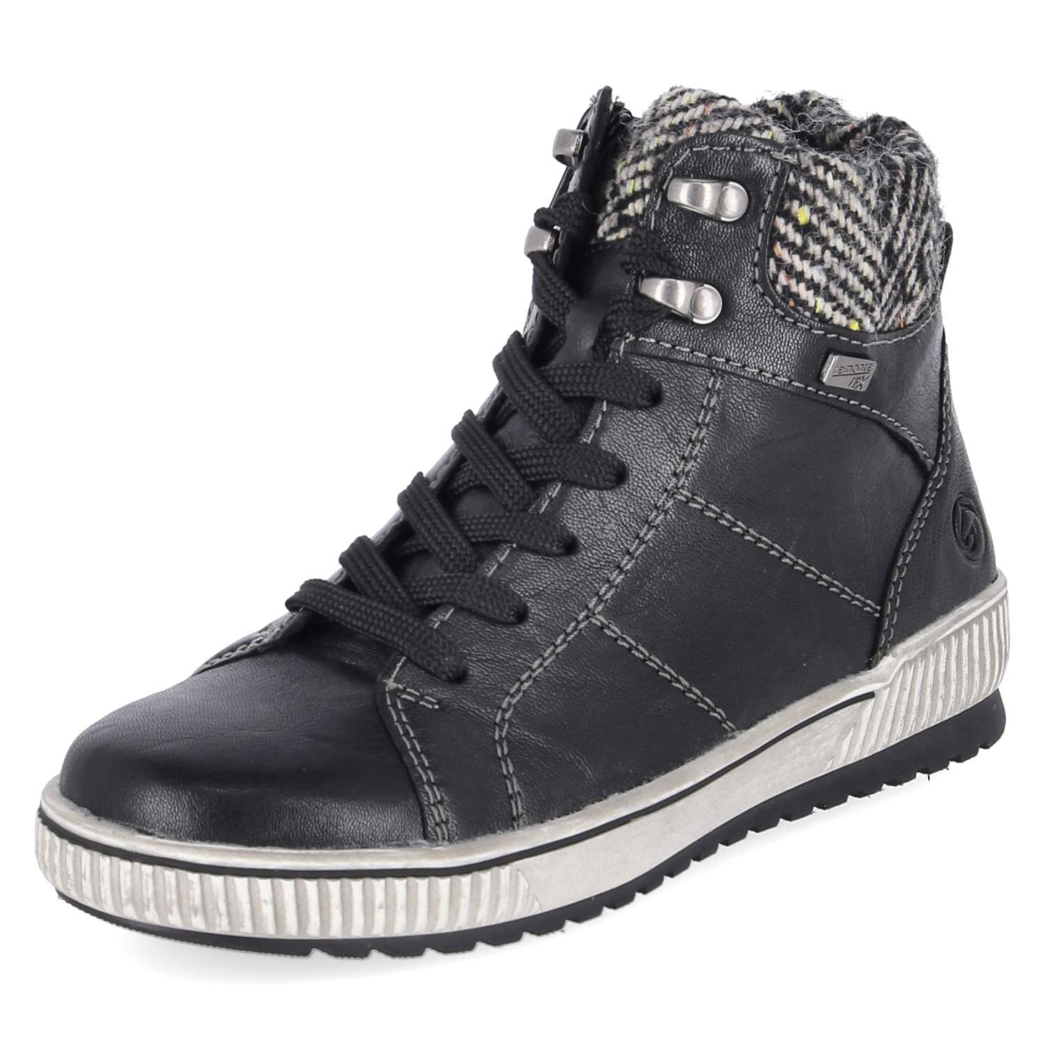 Remonte Remonte D0784-03 Damen Leder & Textil black Winterstiefel