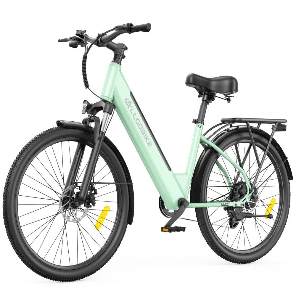 SSY E-Bike Elektrofahrrad fur Erwachsene, Heckmotor, (Komfortables E-Bike für Damen), Rahmen aus Karbonstahl