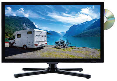 Reflexion LDD2222 LED-Fernseher (55,00 cm/22 Zoll, Full HD, Camping Fernseher, mit integriertem DVD-Player, DC 12V / 3A)