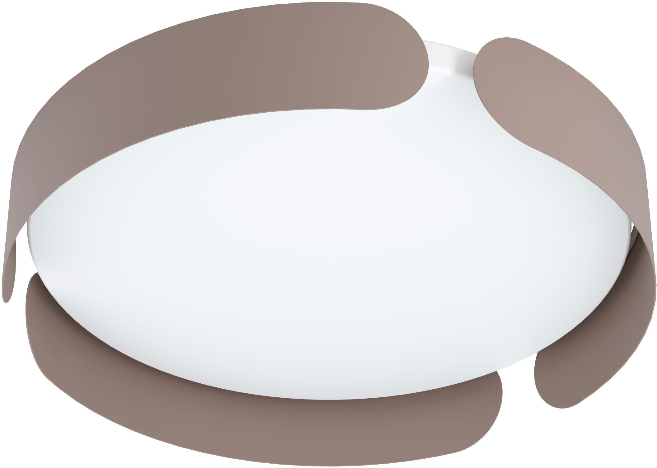 EGLO Deckenleuchte VALCASOTTO, LED fest integriert, Warmweiß, Deckenlampe, Wohnzimmerlampe, LED Schlafzimmerlampe, Lampe Decke