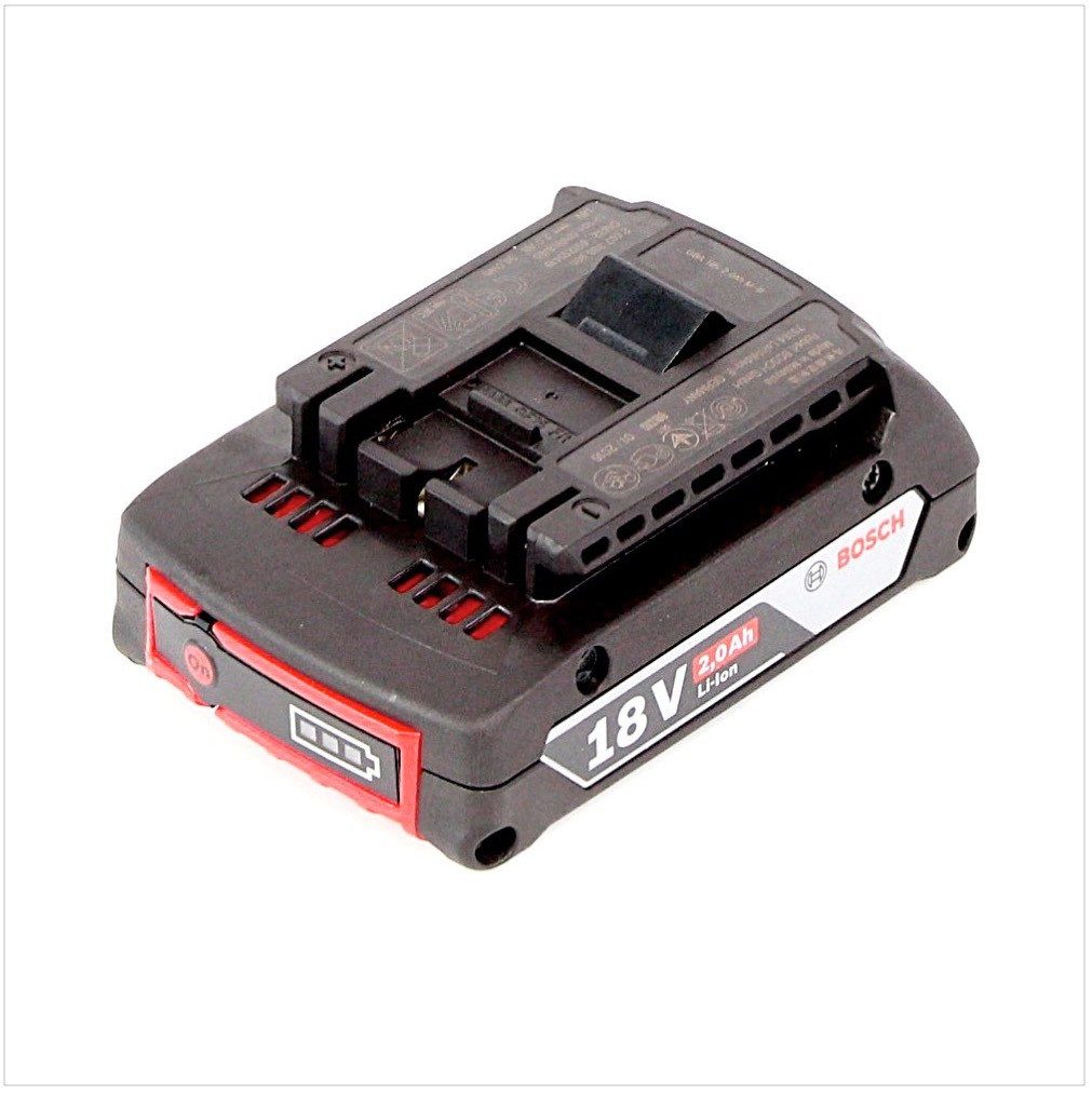 Bosch Professional GBA 18 V 2 Ah / 2000 mAh Li-Ion Einschub Akku (1600Z00036) Akkupacks