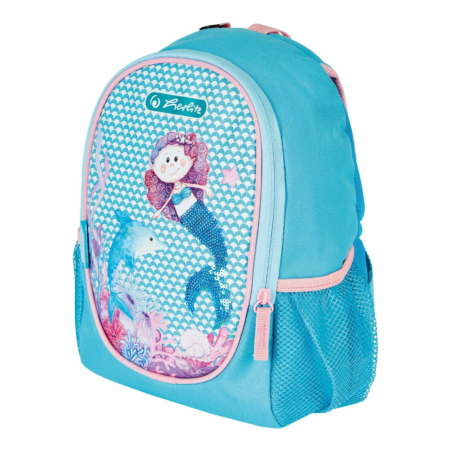 Herlitz Ранцы Kinder Rucksack Meerjungfrau Kinderrucksack, Kindergartenrucksack Kindergarten Ergonomisch Brustgurt