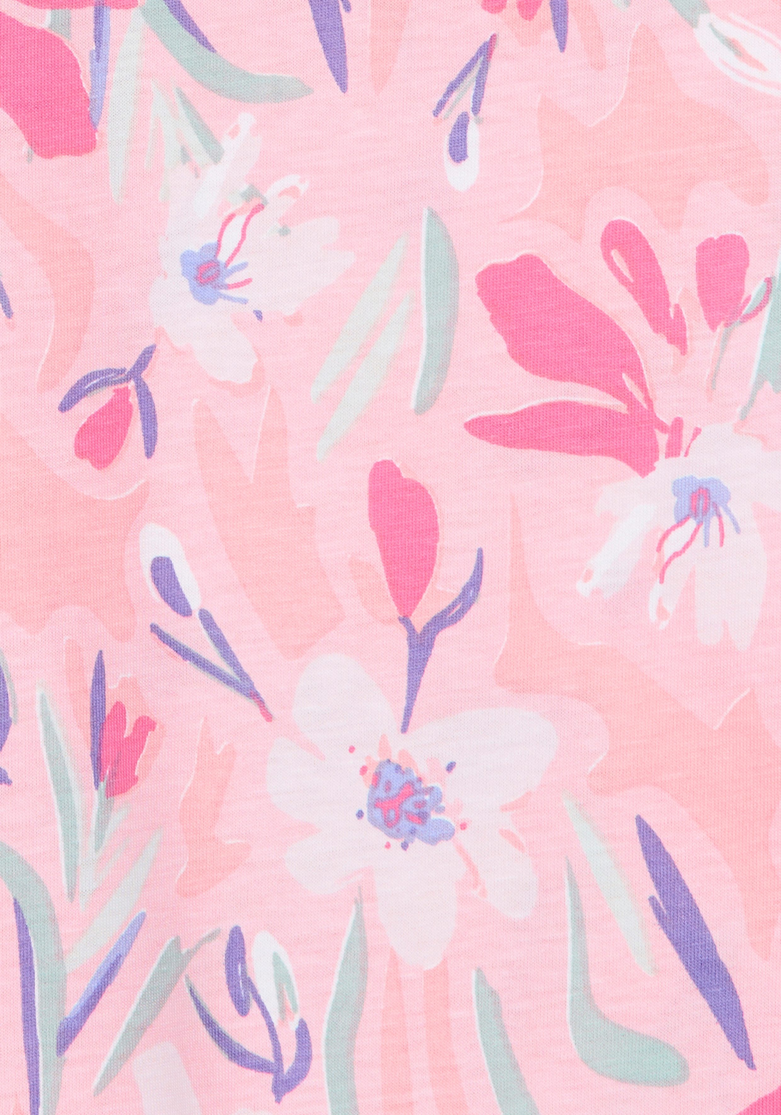 Vivance Dreams Pyjamaoberteil mit schönem Blumendruck
