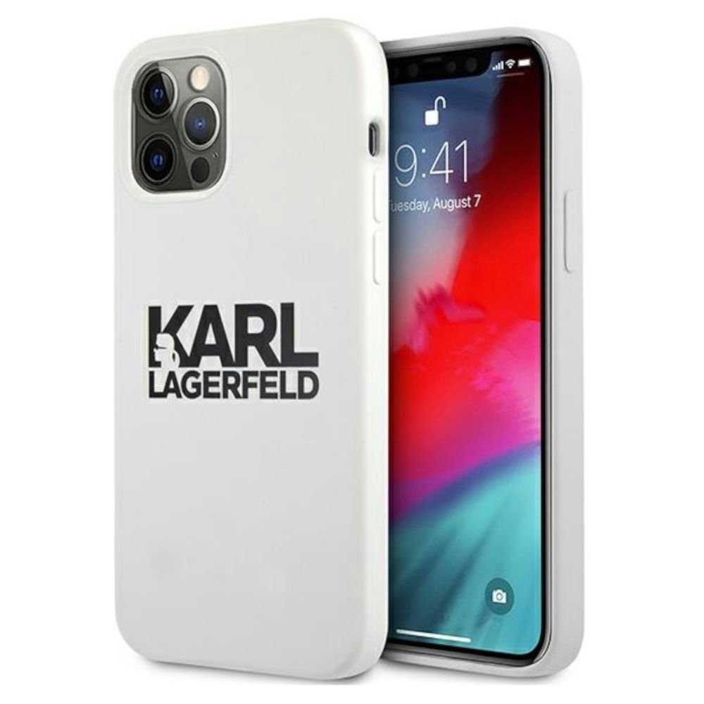 K Karl Lagerfeld Handyhülle »Karl Lagerfeld Silicone Apple iPhone 12 Pro  Max Weiß Hard Case Cover Schutzhülle« online kaufen | OTTO