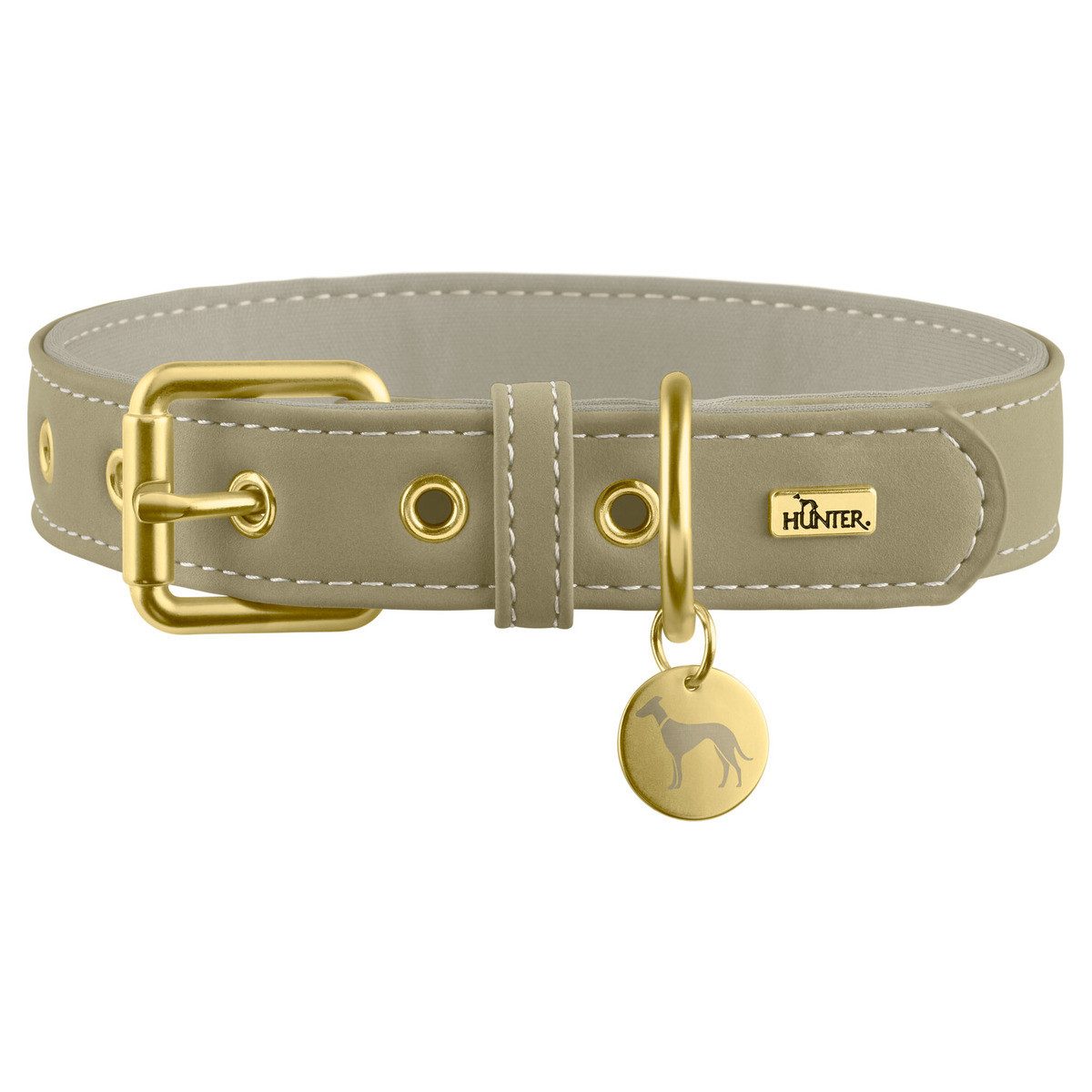 Hunter Tierbedarf Hunde-Halsband Halsband Malibu salbeigrün