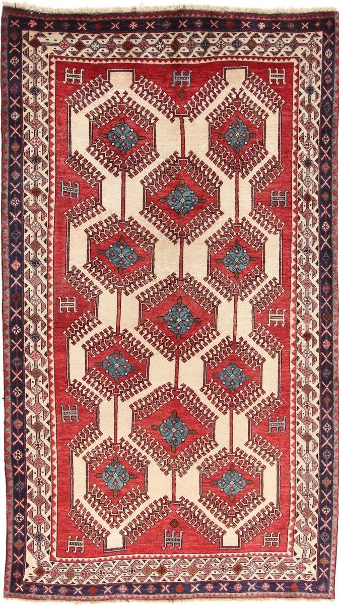 Orientteppich Yalameh 154x267 Handgeknüpfter Orientteppich / Perserteppich, Nain Trading, rechteckig, Höhe: 12 mm