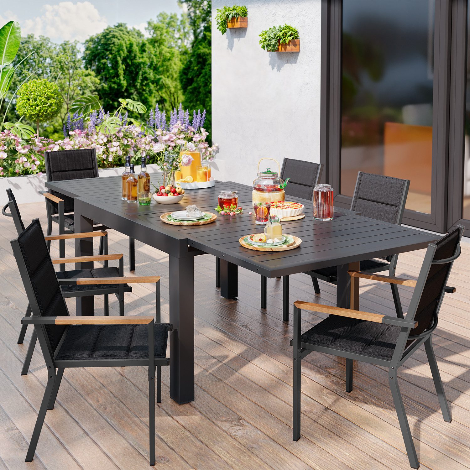 GUNJI Gartenstuhl Klappstuhl (2er Set), bequem, günstig online kaufen