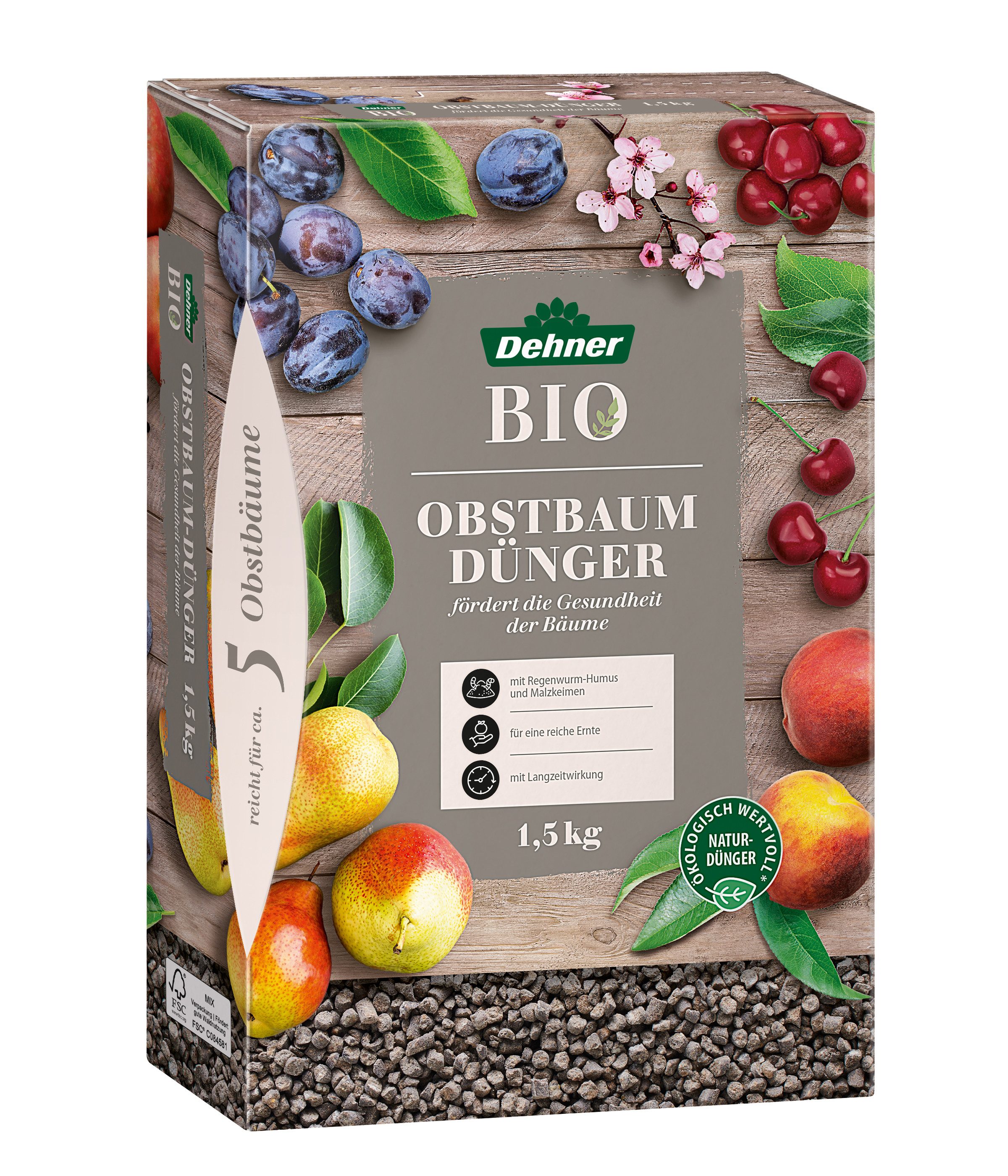 Gartendünger Bio Obstbaumdünger, hochwertiger NPK-Dünger