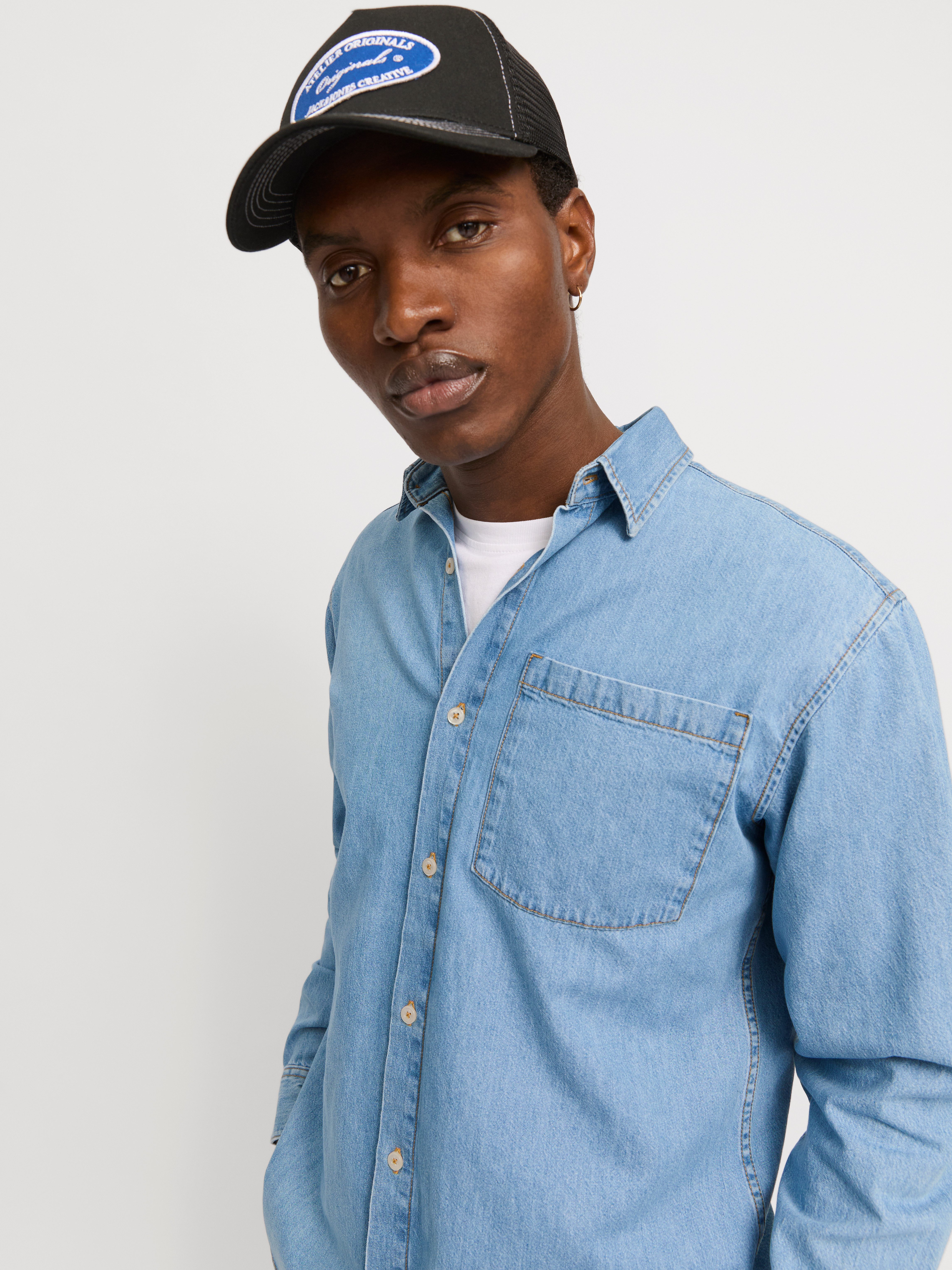 Jack & Jones Jeanshemd JJICREEK JJSHIRT L/S AKM 596 NOOS günstig online kaufen