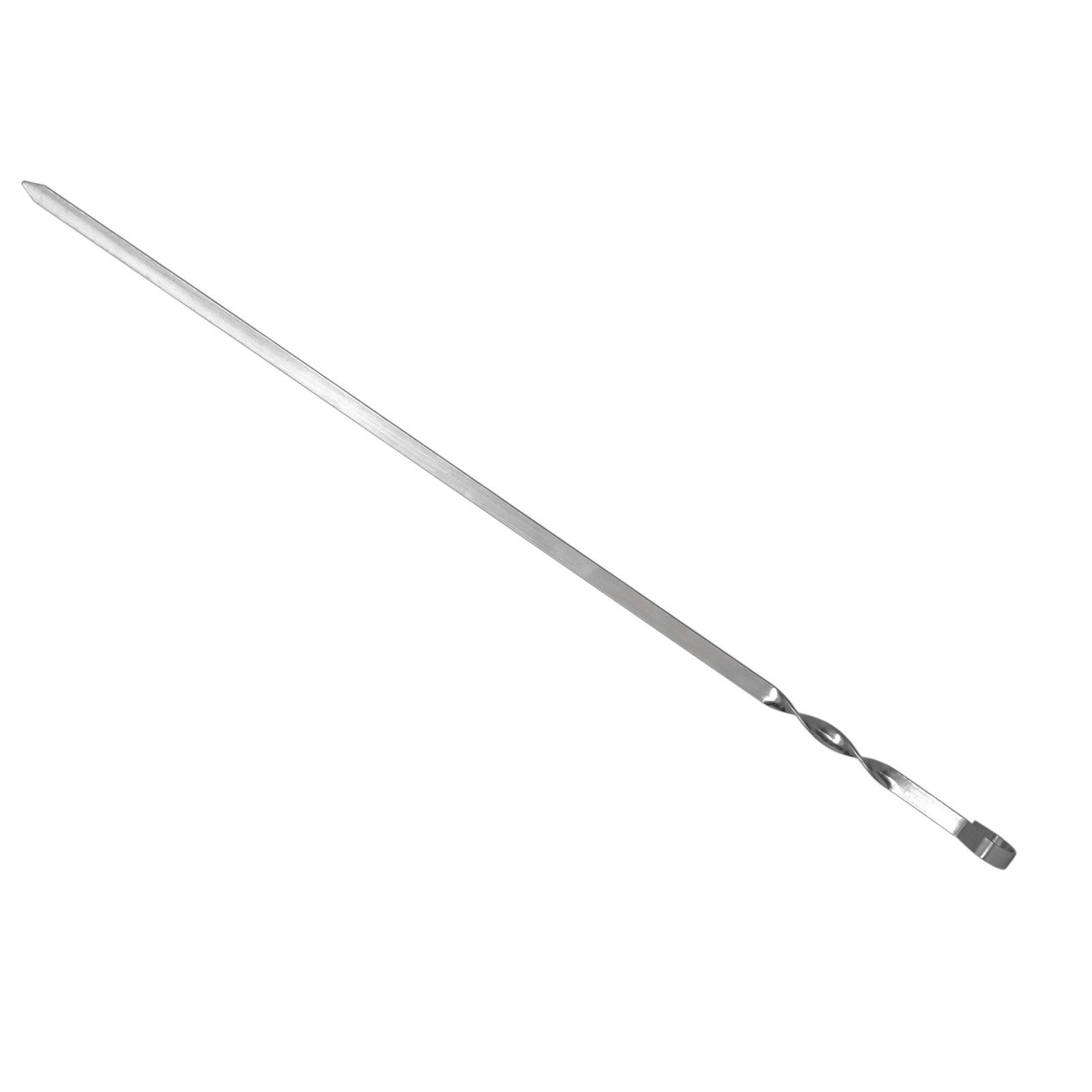 BIG-PAN Grillbesteck-Set BBQ Set 12-teilig – Edelstahl Grillspieße 550 mm Schaschlikspieße – Bild 5 von 5