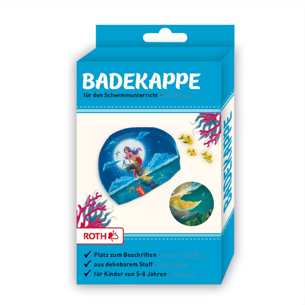 Roth Badekappe Roth Kinder-Badekappe Magische Meerjungfrau 21x19cm