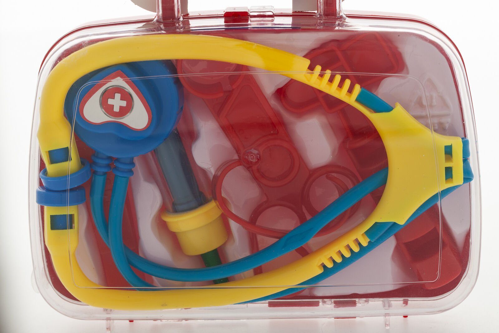 Simba Dickie Spielzeug-Arztkoffer Doktorkoffer mit Stethoskop Spritze Schere Utensilien für Doktoren