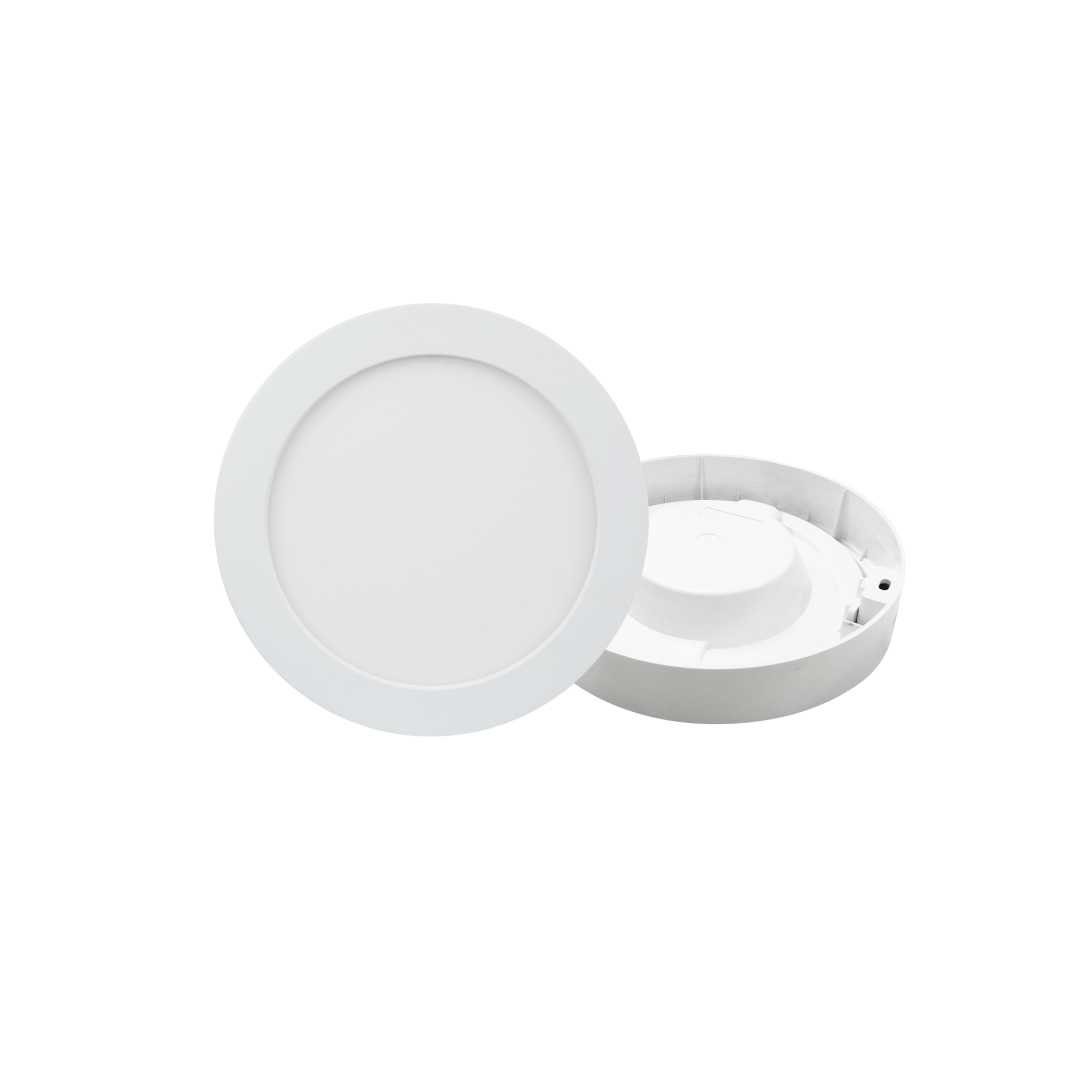 LUXULA Aufbauleuchte LED CCT Aufbauleuchte, 6W, 525 lm, ø122x35mm, Lichtfar günstig online kaufen