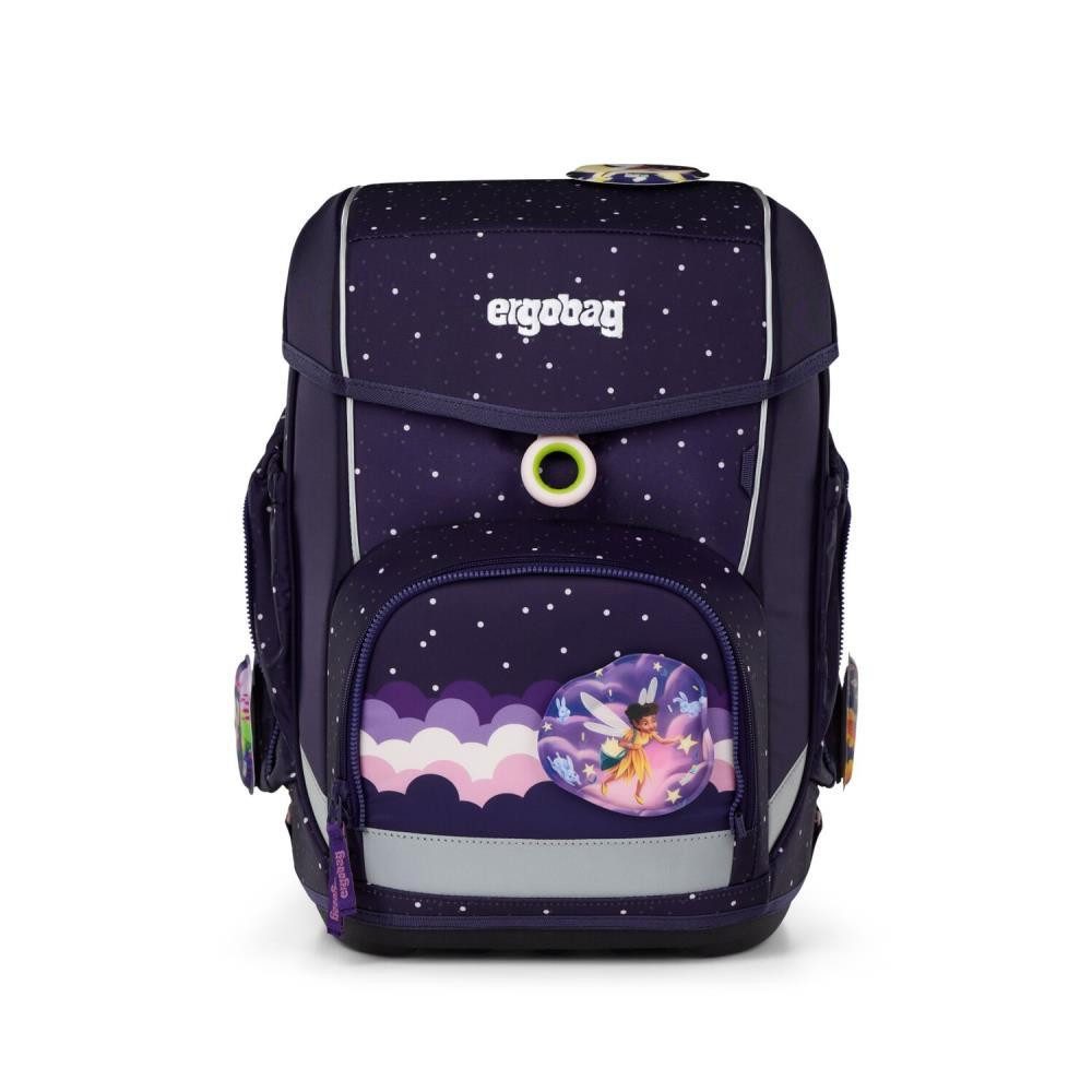 ergobag Schulranzen Cubo (5tlg., inkl. Sportbeutel, Federmäppchen, Schlampermäppchen und Kletties)