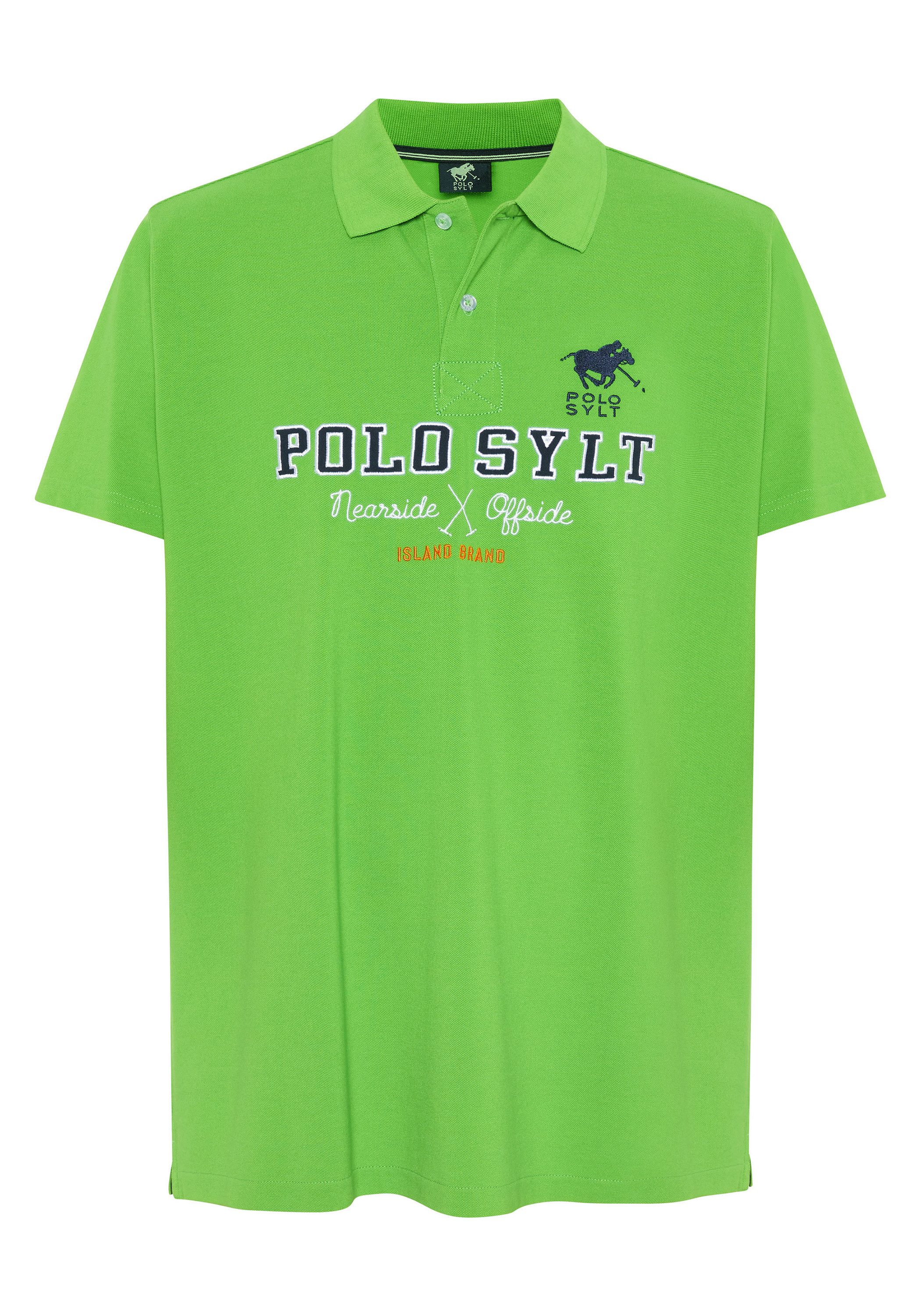 Polo Sylt Poloshirt mit Logo-Applikation und günstig online kaufen