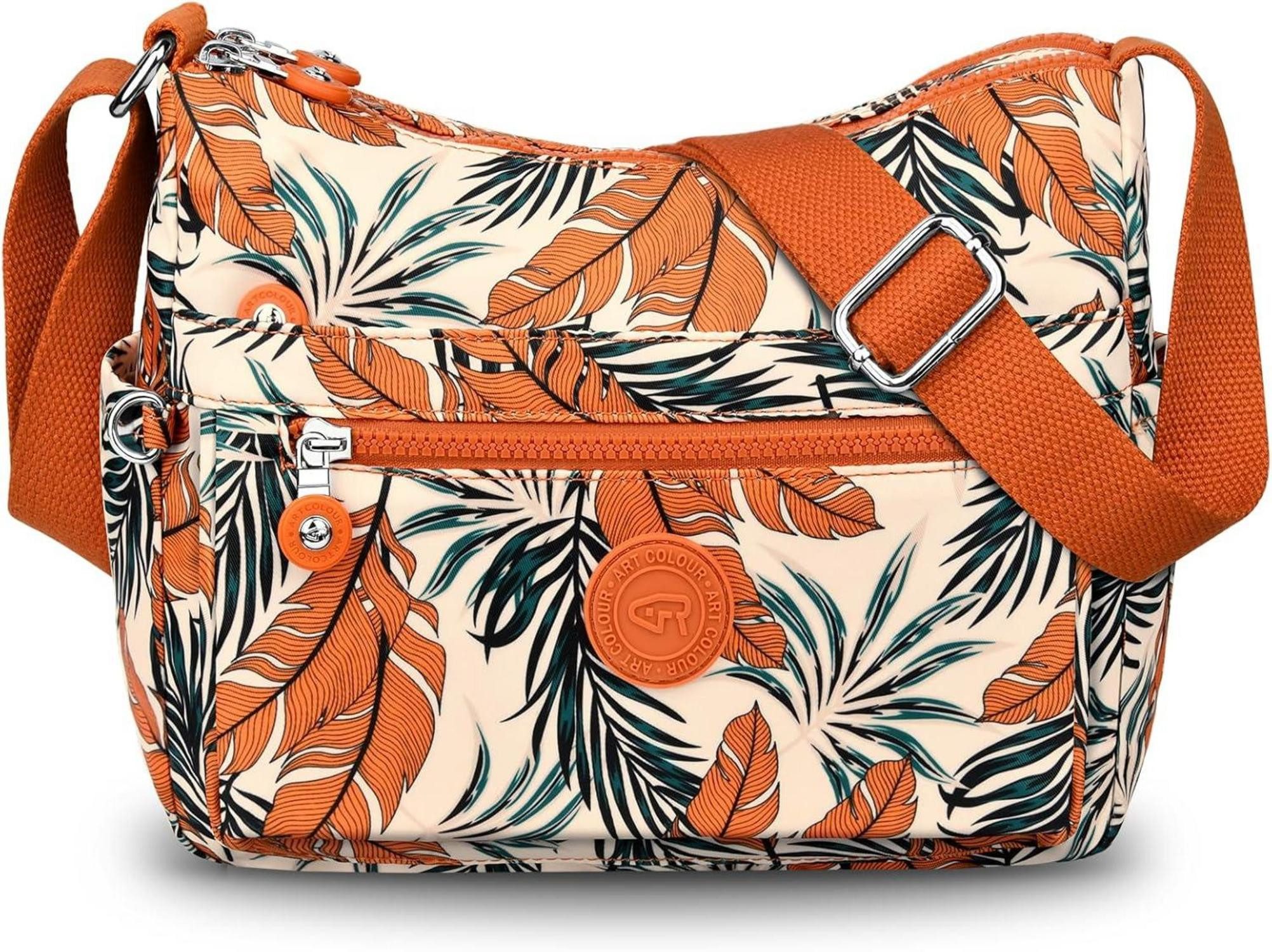 Umhängetasche Umhängetasche Damen Mittelgroß Wasserdicht Nylon Crossbody Bag viele