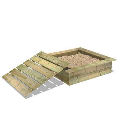 Wickey Sandkasten King Kong mit abnehmbarem Deckel - Verschiedene Größen, (Bausatz, Extrem witterungsbeständig durch Kesseldruckimprägnierung), Deckel