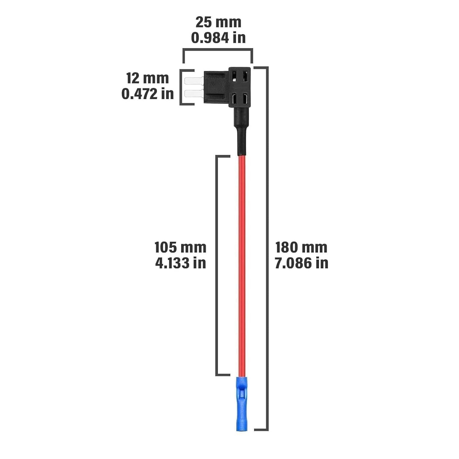 FELIXLEO Sicherungshalter Stromdieb Kfz Sicherung Mini Mikro2 4 Typen Auto, (25-St)