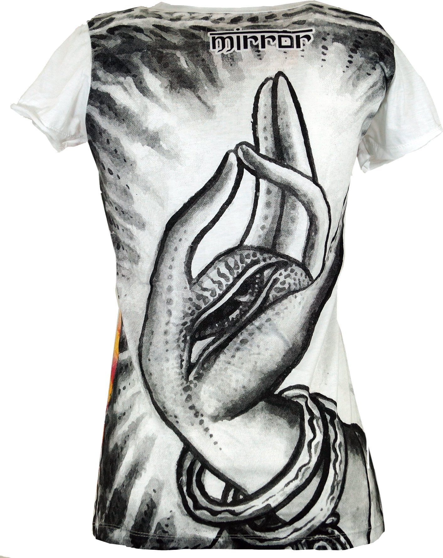 Guru-Shop T-Shirt Mirror T-Shirt - Buddhas günstig online kaufen