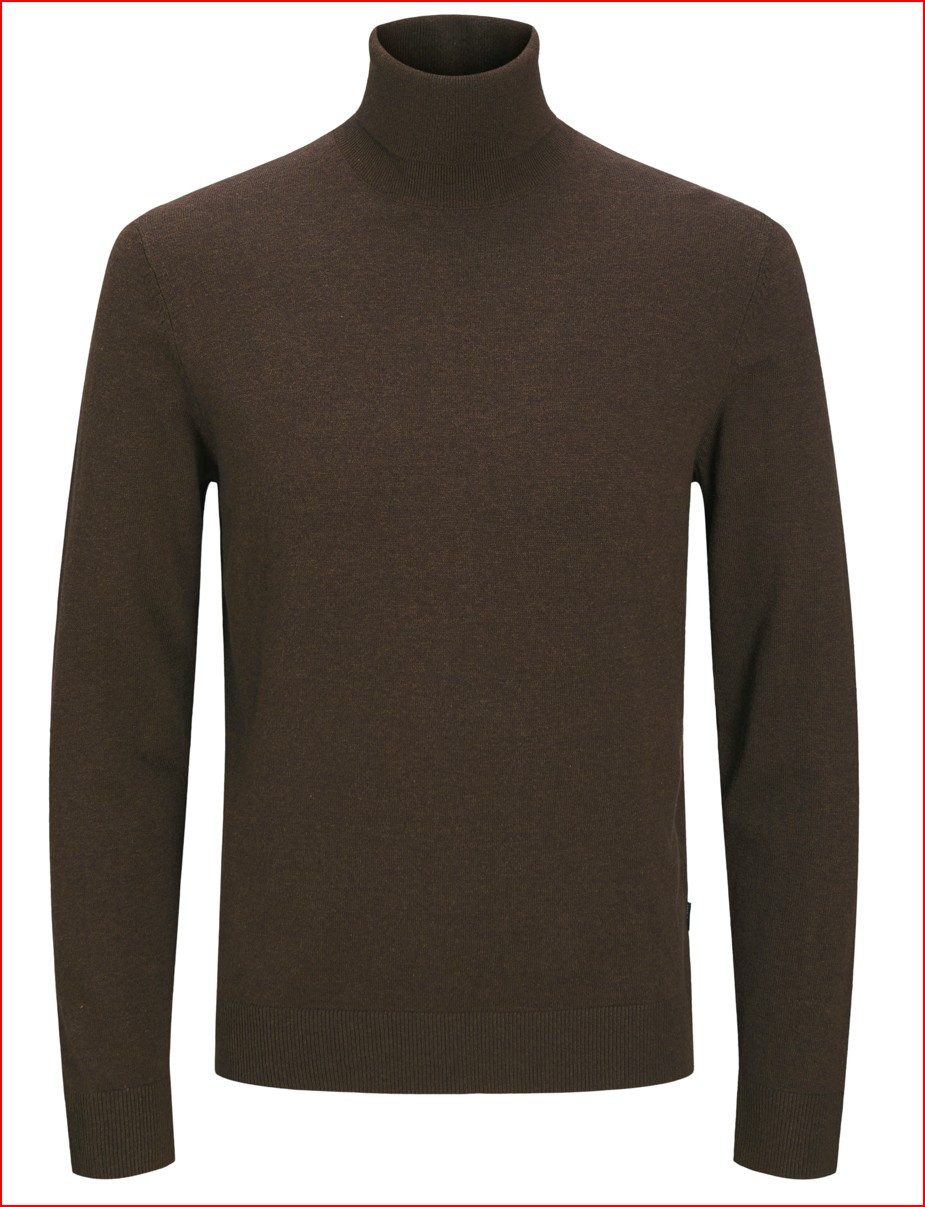 Jack & Jones Strickpullover Dünner Rollkragen Strickpullover Rundhals Basic günstig online kaufen