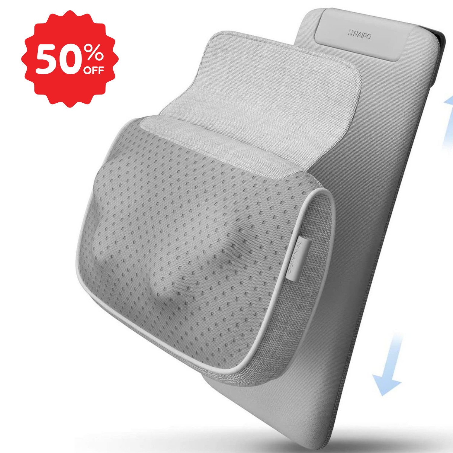 Massagekissen Shiatsu Nacken- und Rückenmassagegerät mit Wärmefunktion