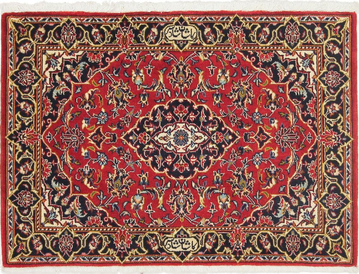 Orientteppich Keshan Shad Sar 71x99 Handgeknüpfter Orientteppich / Perserteppich, Nain Trading, rechteckig, Höhe: 12 mm