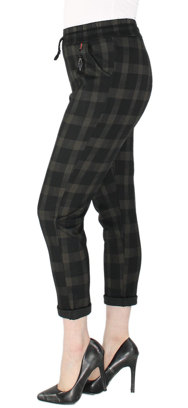 dy_mode Stoffhose Damen Stoffhose kariert – günstig online kaufen