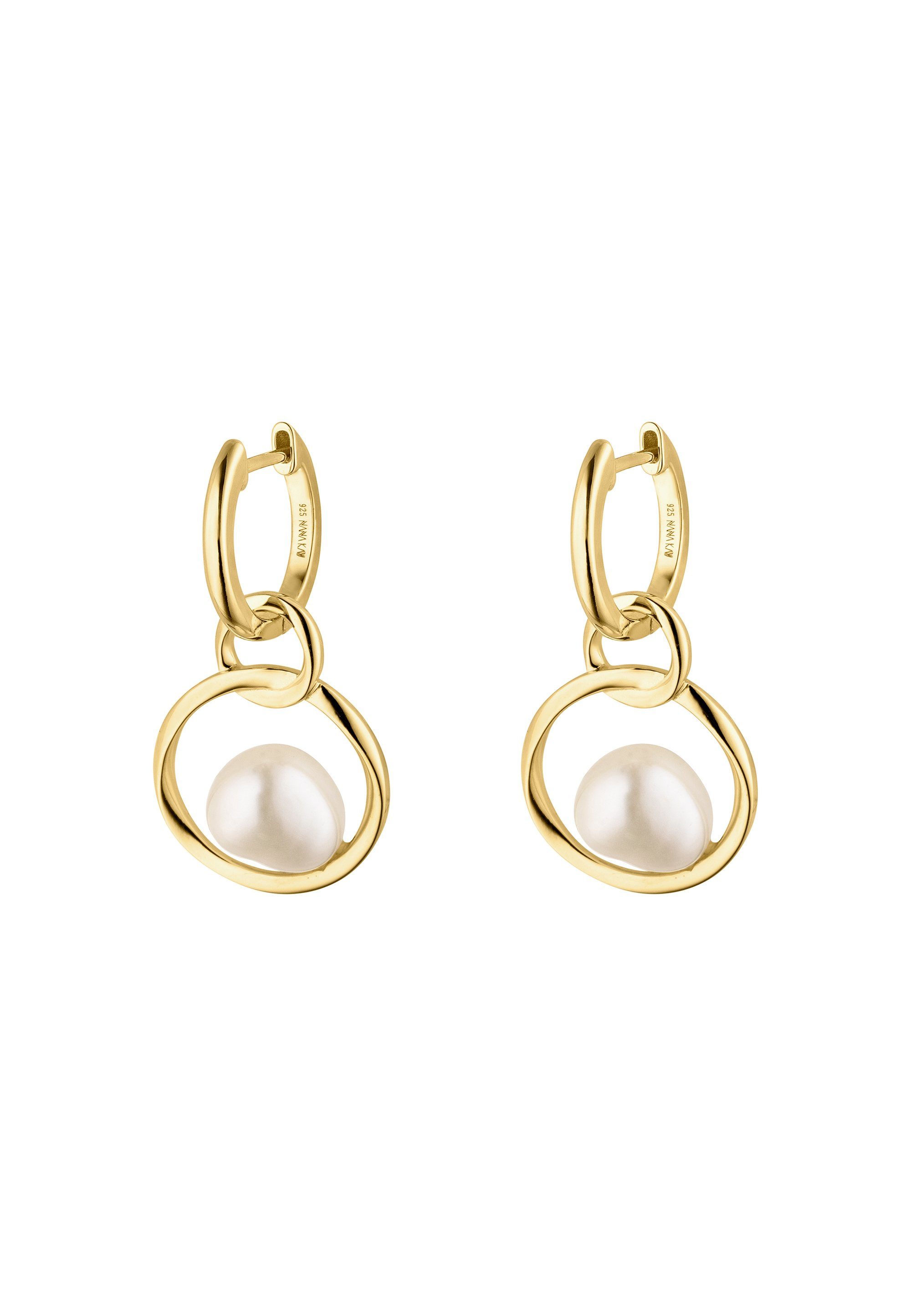 NANA KAY Paar Серьги-кольца Baroque Flair, mit feinem Perlenbesatz