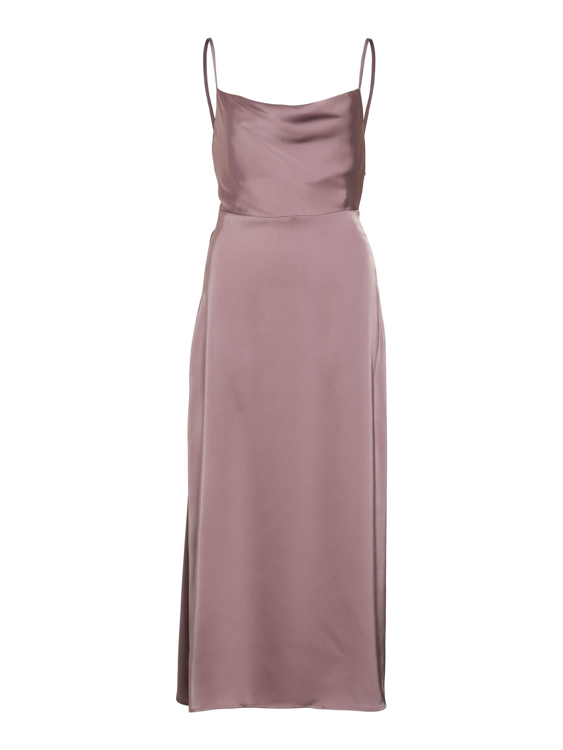Vila Abendkleid Legeres Satin Slip Dress mit Spaghettiträgern (lang) VIRAVE günstig online kaufen