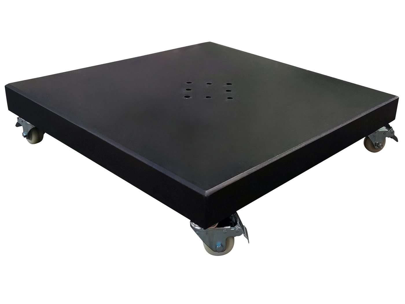 Gardissimo Schirmhalter Granit Sockel Granito schwarz, 120 kg Schirmständer Ampelschirmständer, Spar-Set, 1 tlg., komplett-Set