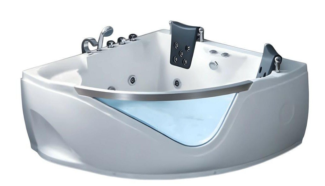 Xlmoebel Whirlpool-Badewanne XLMOEBEL Whirlpool Blubberbad aus Acryl in elegantem Weiß, Made in Europa