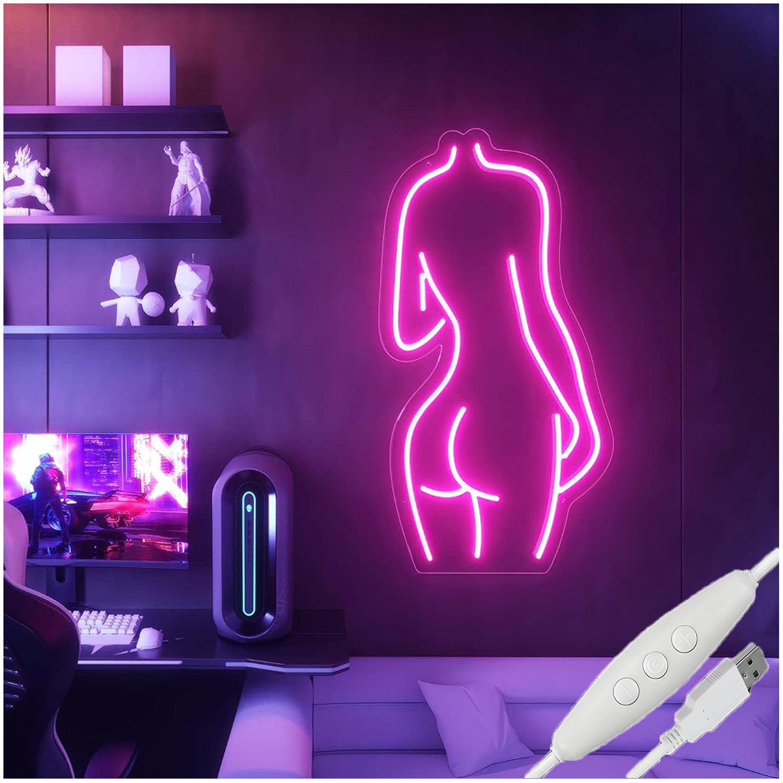 JIBENNEON LED Dekolicht Neonlicht Beer Leuchtreklame günstig online kaufen