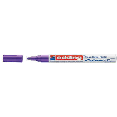 EDDING Filzstift »Glanzlack-Marker creative 751, 1 - 2 mm, violett«