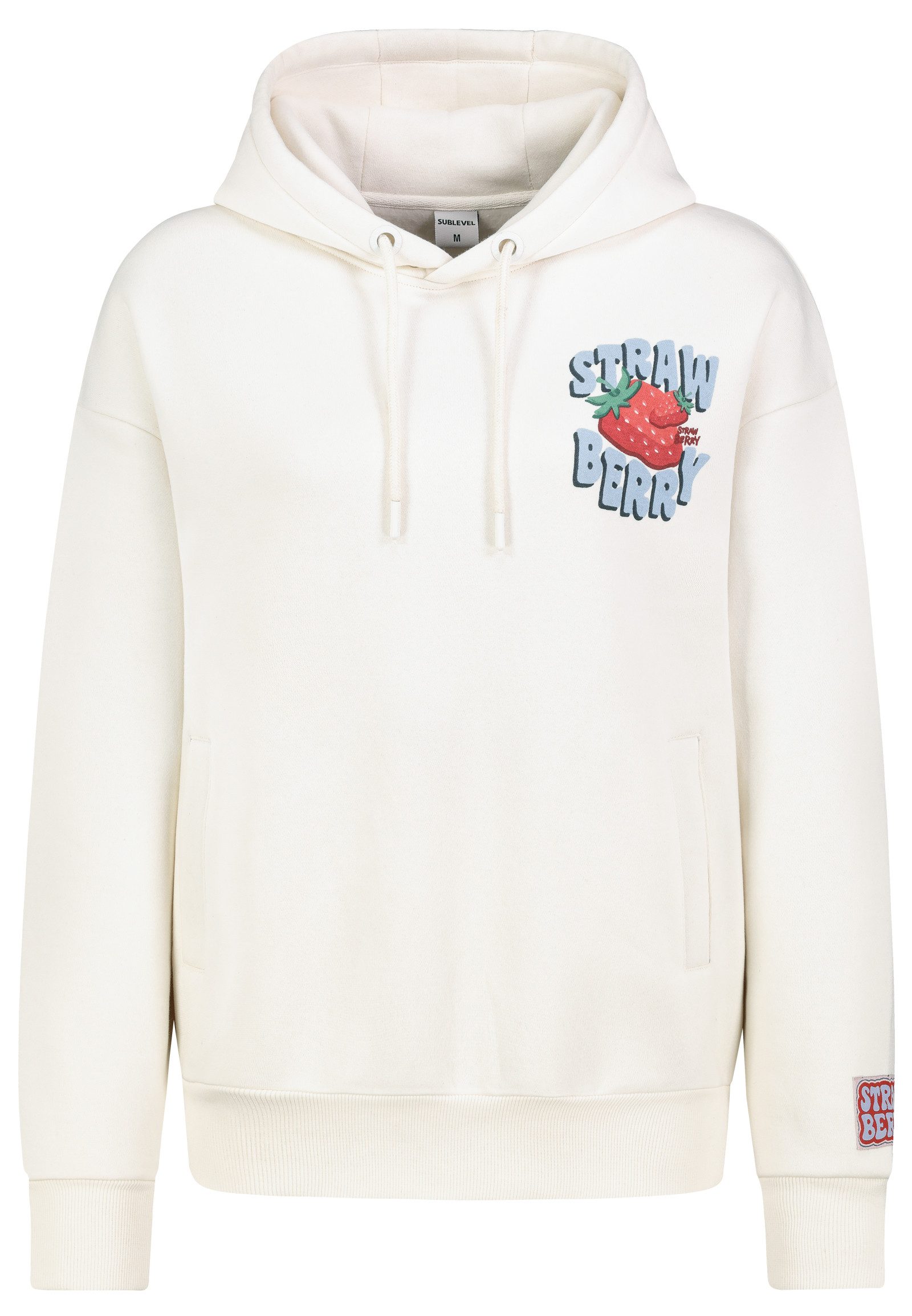 SUBLEVEL Hoodie mit Schriftzug und Liebesmotiv günstig online kaufen