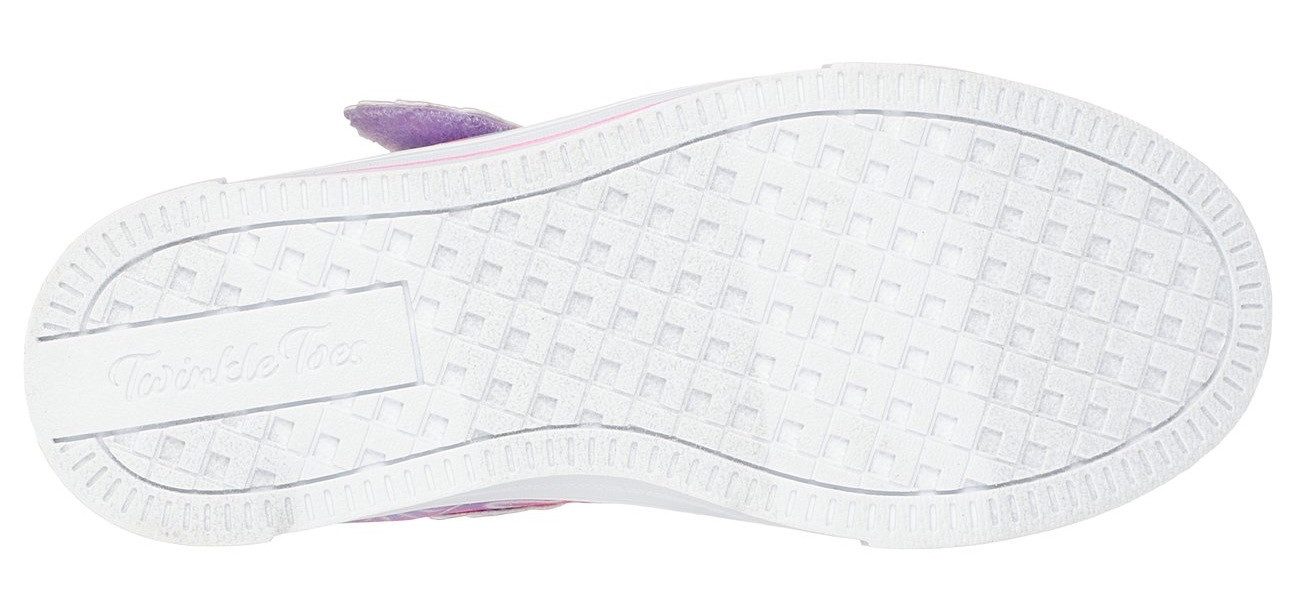 Skechers TWINKLE SPARKS Sneaker Blink,-Schlupfschuh mit Glitzer+Strass, Größenschablone zum Download
