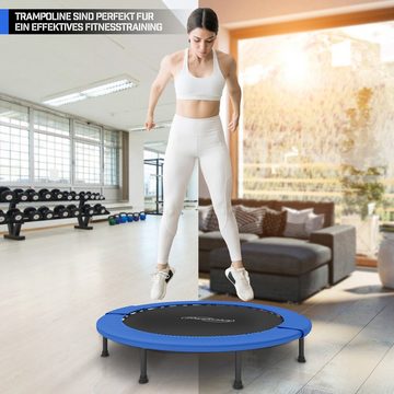 Physionics Fitnesstrampolin Fitness Trampolin - Durchmesser : 81cm/91cm/96cm/102cm/114cm/122cm, Ø 81 cm, (Trampolin in der Größe Ihrer Wahl als Bausatz zur Selbstmontage), Erhältlich in verschiedenen Durchmessern: 32, 36, 38, 40, 45, 48 Zoll