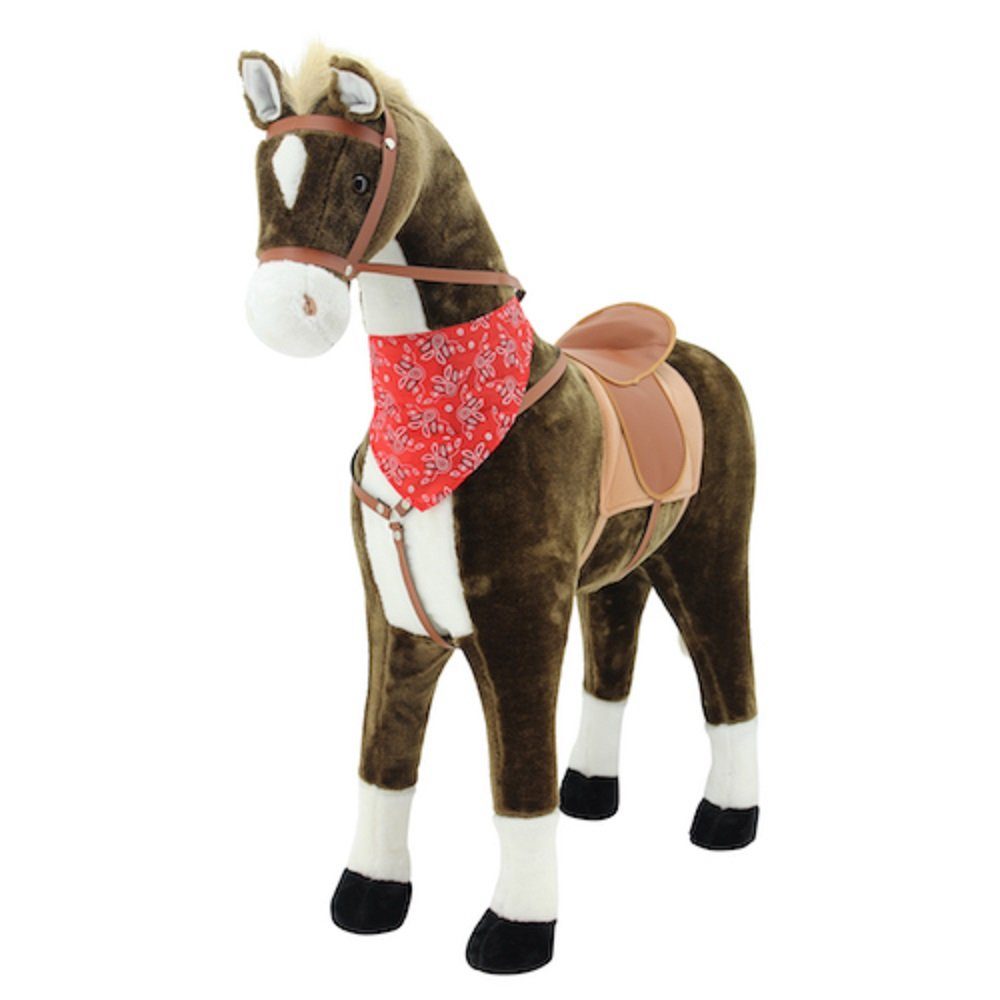 Sweety-Toys Stehpferd Sweety Toys 10332 Stehpferd ca.105cm bis 80 kg, mit heller Mähne