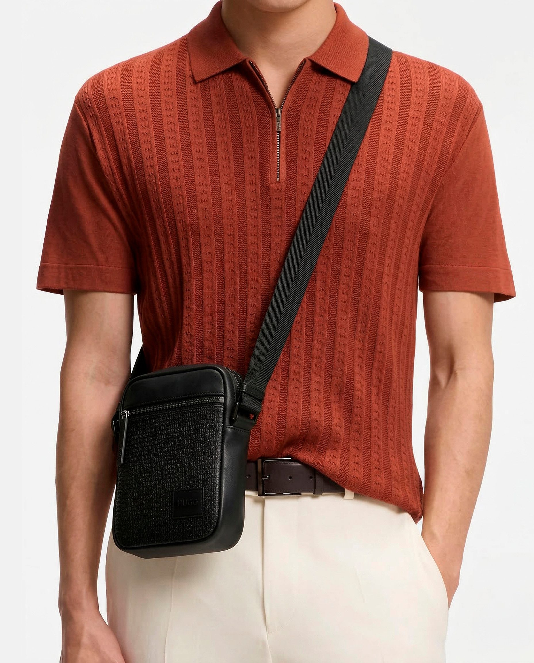 HUGO Umhängetasche Ethon2.0HI, Schultertasche, Crossbody Bag mit Reißverschluss