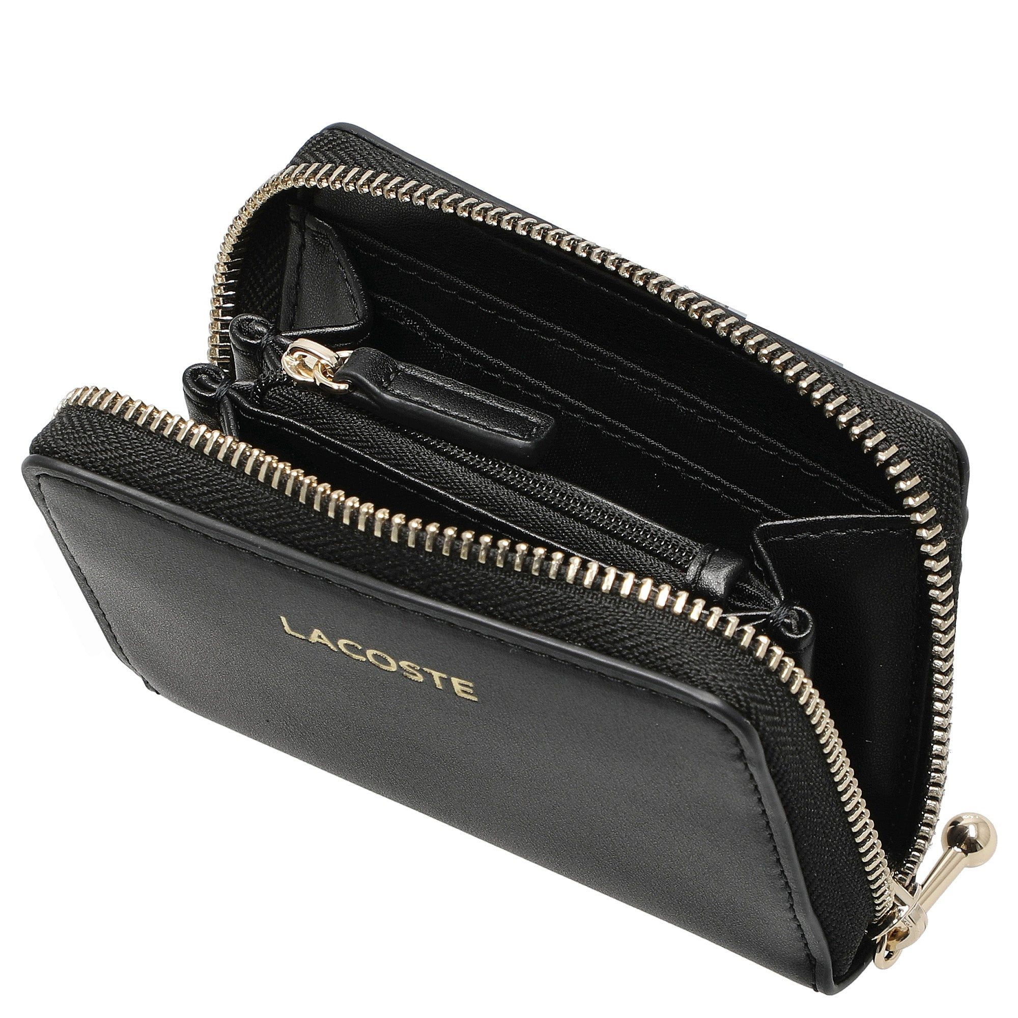 Lacoste Geldbörse Zip Coin Wallet XS - Geldbörse 6cc 11.5 cm (noir)