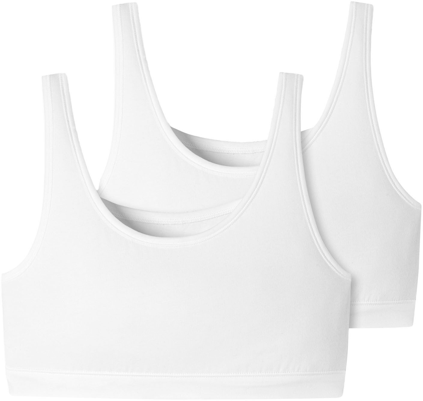 Schiesser Bustier 95/5 (2er-Pack) mit elastischem Unterbrustband