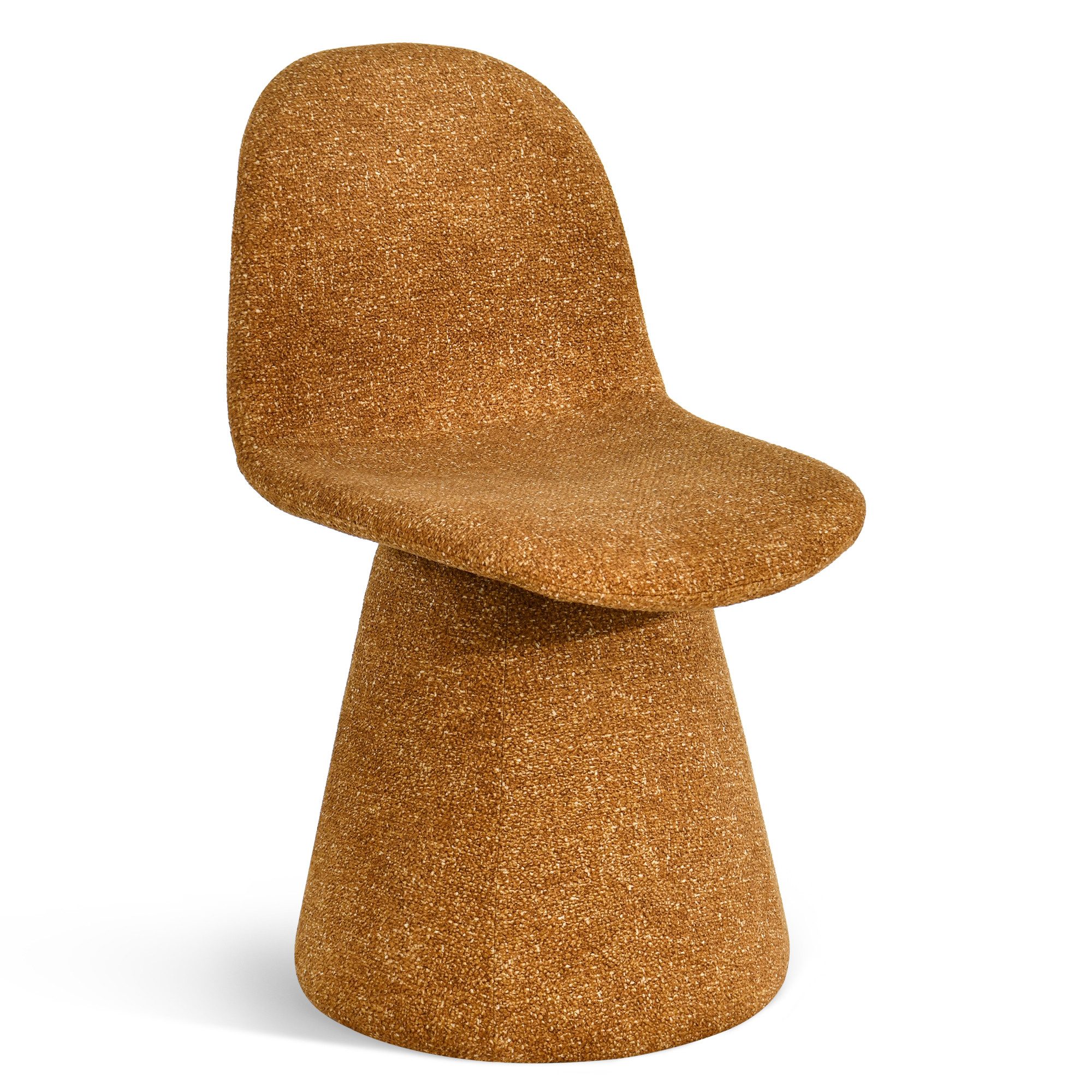 Duhome Esszimmerstuhl (7279B1), 360-Grad-Drehstuhl, Bouclé Stoff, Moderner Loungesessel