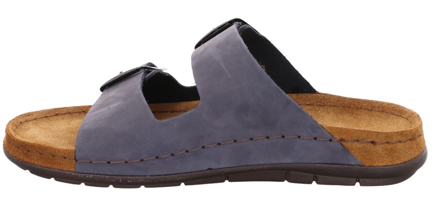 Rohde Rodigo-D Pantolette Sommerschuh, Schlappen, Hausschuh mit Schnallenverschlüsse