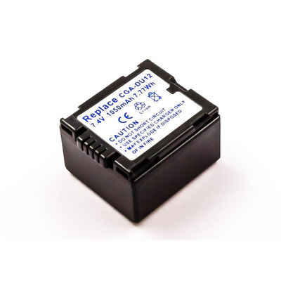 Akkuversum Akku kompatibel mit Panasonic CGA-DU12 Akku Akku 1050 mAh (7,4 V)