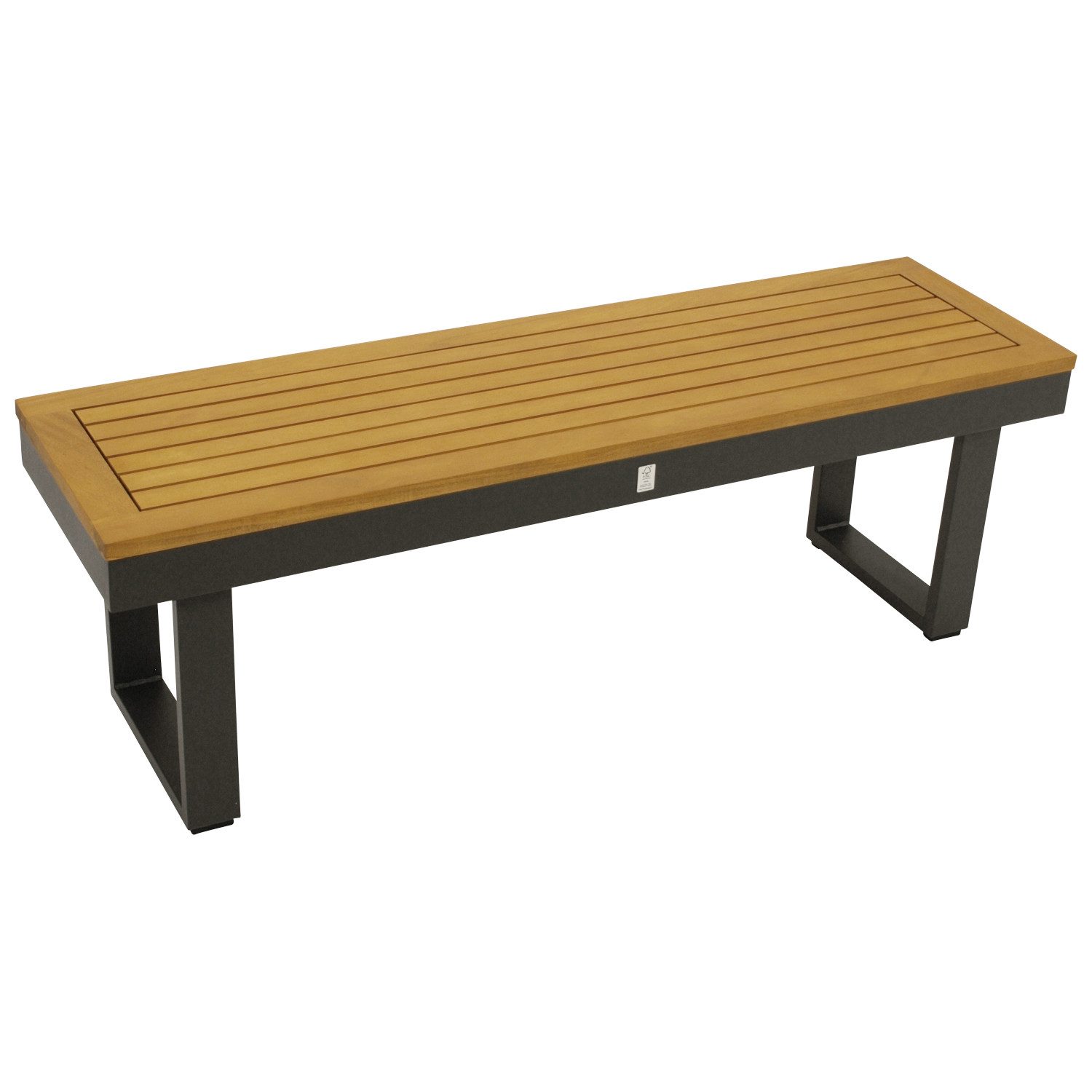 DEGAMO Gartenbank KAMPALA ohne Rückenlehne, 120cm, günstig online kaufen