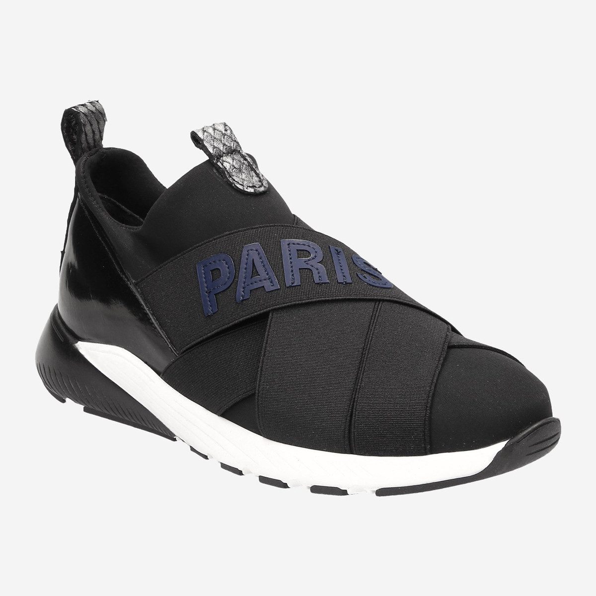 Maripé 27507, Sneaker in Schwarz/Tiermuster für Damen Sneaker
