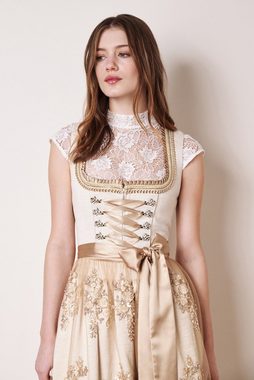 KRÜGER COLLECTION Dirndl 'Neila' mit Spitzenschürze 116365, Natur - 70cm