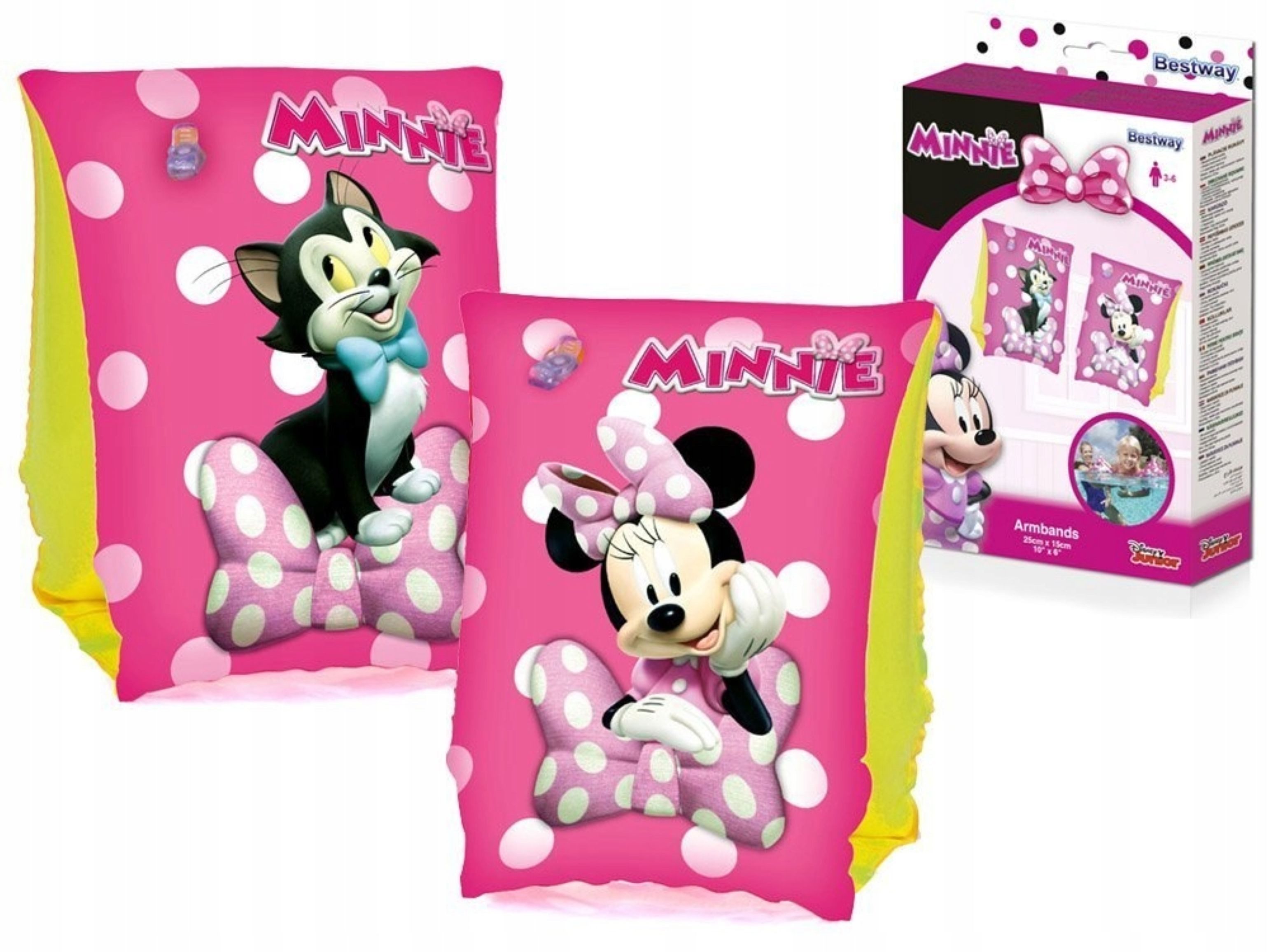 Bestway Schwimmflügel Bestway Schwimmflügel Minnie Mouse 91038, 3–6 Jahre, Disney, CE (2-tlg)