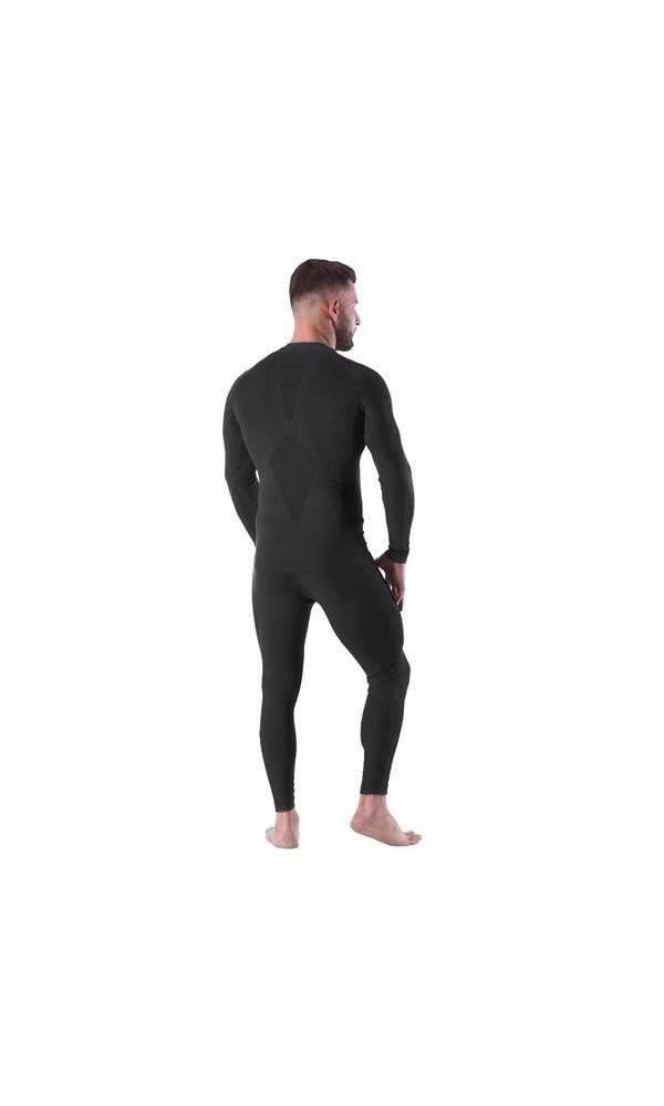 Nils Langarmshirt Funktionsunterwäsche-Set Ragnar (Langarmshirt und lange Hose) schwarz